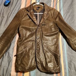 Heavy Full Grain Leather Diesel Jacket